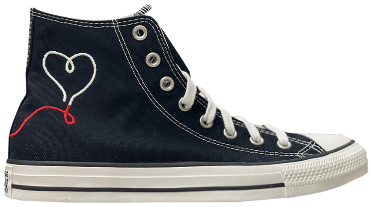 Chuck Taylor All Star Move High GS 'Made with Love - Black' - Converse - 171158F | GOAT