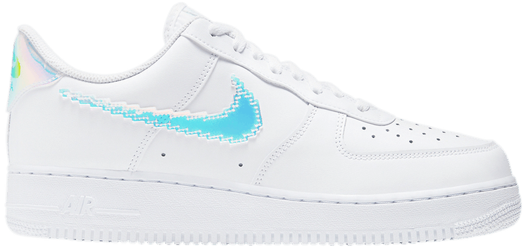 air force 1 iridescent white