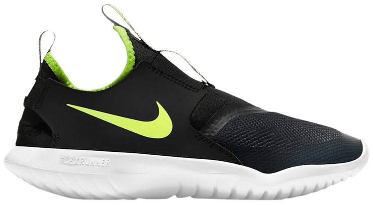 Flex Runner GS 'Smoke Grey Volt' - Nike - AT4662 019 | GOAT