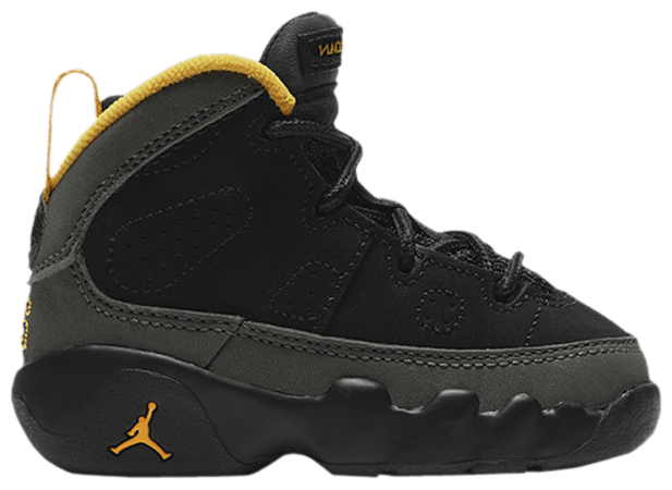 jordan 9 black and yellow