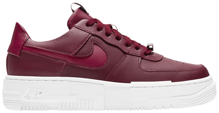 nike air force 1 pixel red