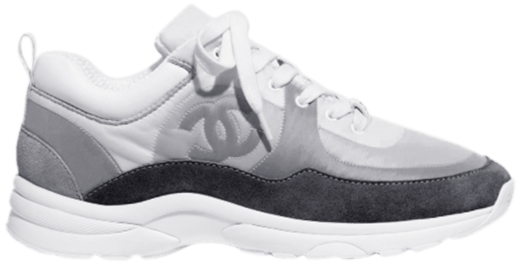 Chanel trainers blue and white clearance