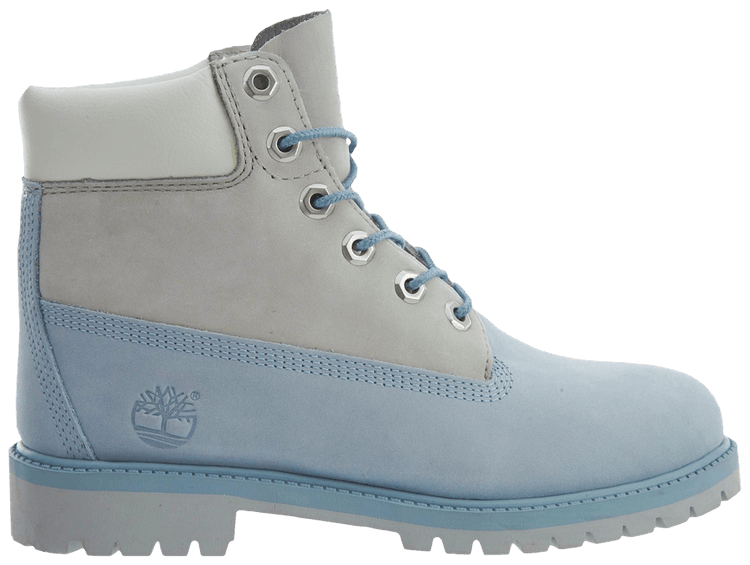 light blue timbs