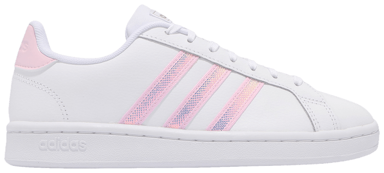 Wmns Grand Court 'White Clear Pink' - adidas - FY8925 | GOAT