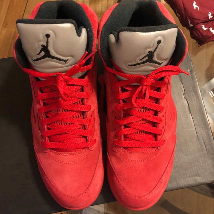all red suede 5