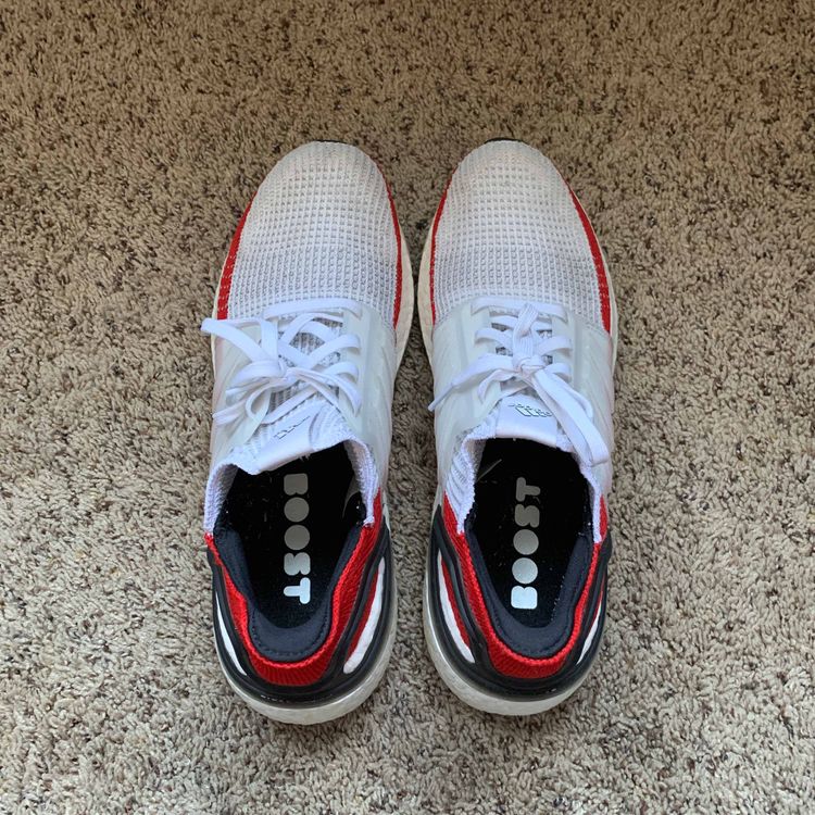 adidas Ultra BOOST 19 M White Red Men's Red White Low Running EF1341 |  Kixify Marketplace