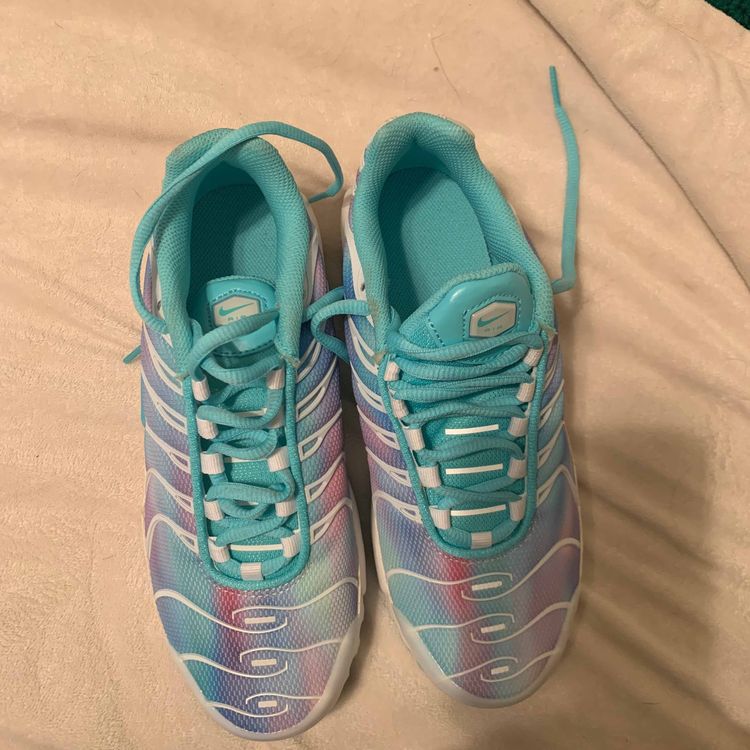 nike air max plus gs light aqua