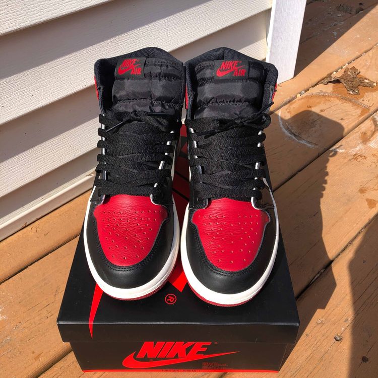 Air Jordan 1 Retro High OG 'Bred Toe' - Air Jordan - 555088 610 | GOAT