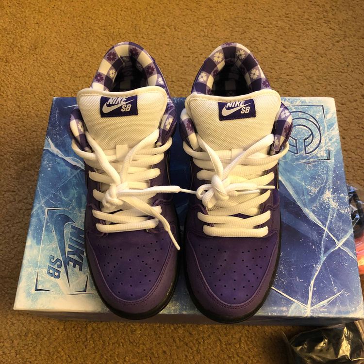 nike sb purple lobster box