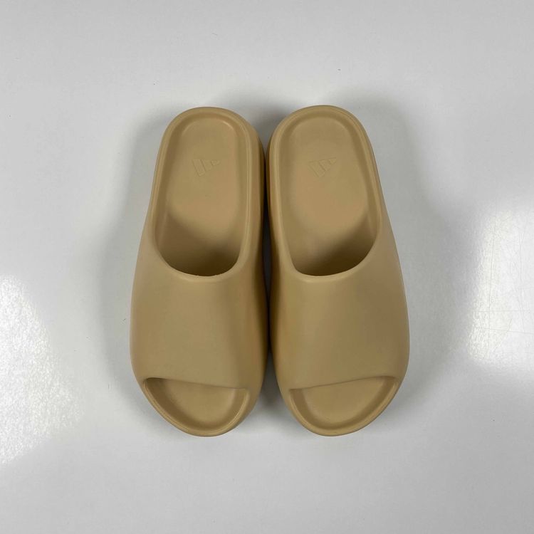 desert tan yeezy slides