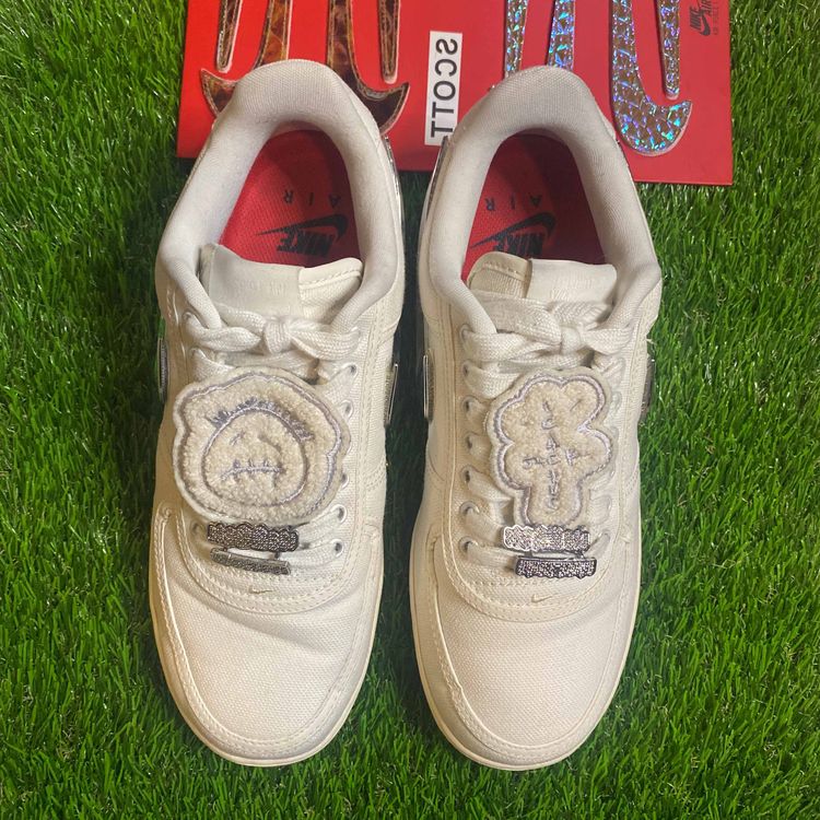 Travis Scott x Air Force 1 'Sail' - Nike - AQ4211 101 | GOAT