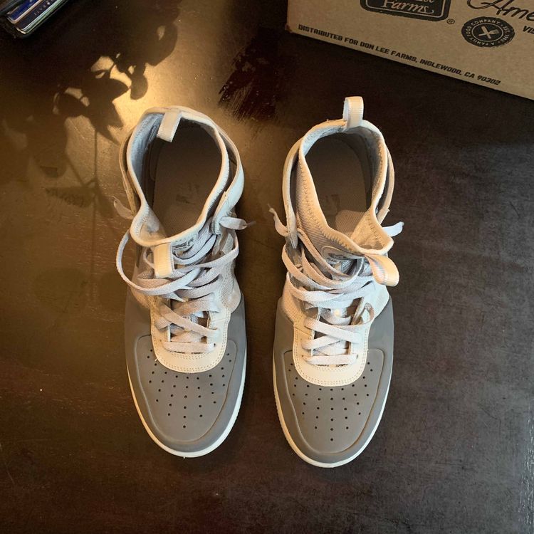 air force 1 ultraforce mid tech wolf grey