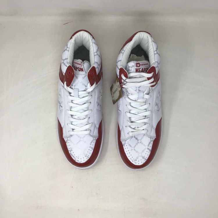 converse weapon red white