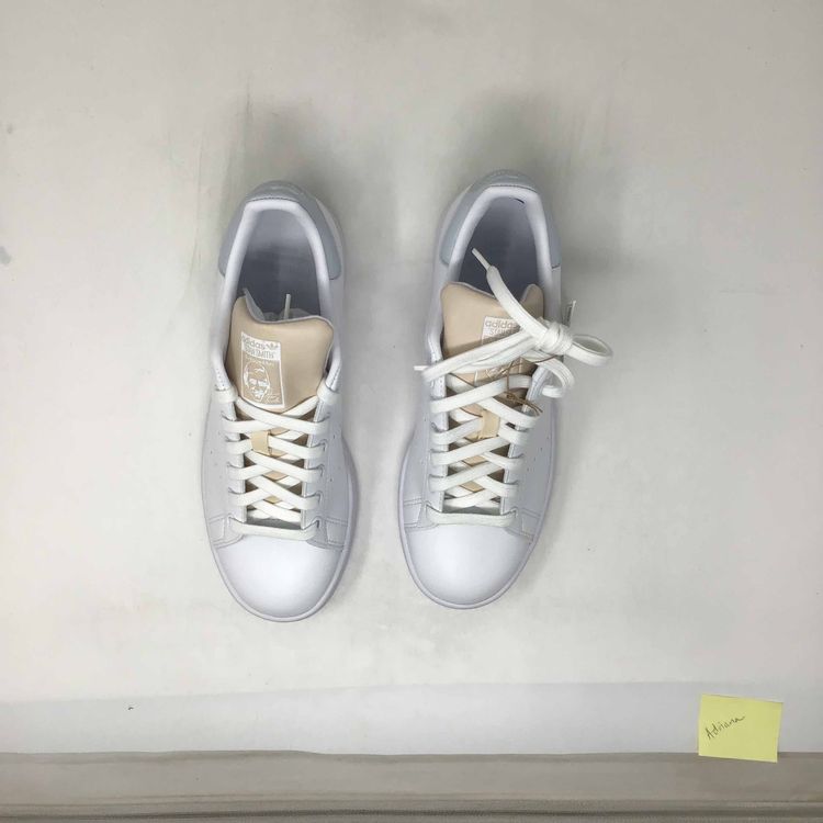 Wmns Stan Smith 'White Ivory Blue' - adidas - GV7376 | GOAT
