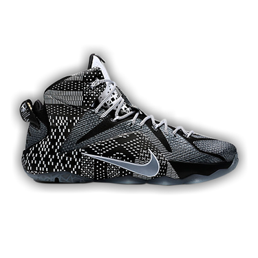 Nike lebron sales 12 black