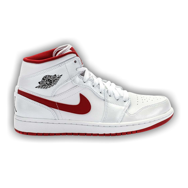 Air jordan 1 mid white gym red store