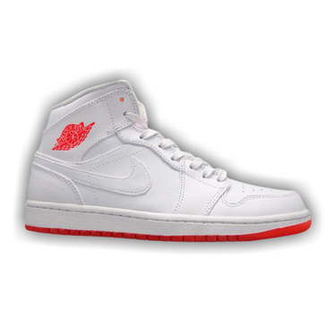 Buy Air Jordan 1 Mid Prem 'White Infrared' - 667399 123 | GOAT