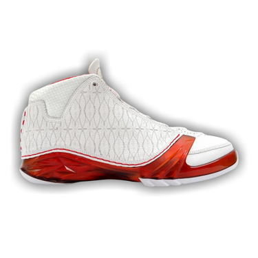 White and red jordan 23 hot sale
