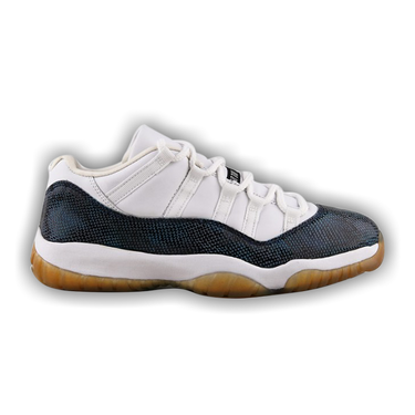 Snakeskin 11s blue hot sale