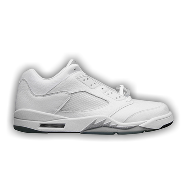 Air jordan top 5 metallic white