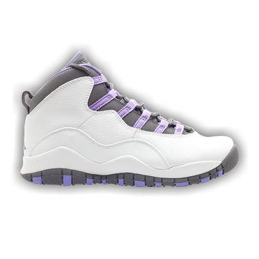 Jordan 10 purple and white clearance