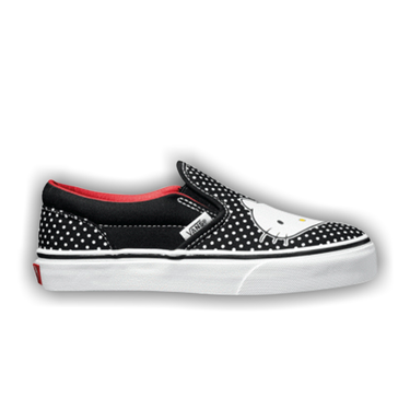 Hello kitty vans slip ons best sale