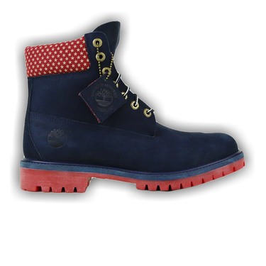 Red white and blue timberland boots shop