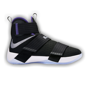 Lebron soldier 10 shop black and purple
