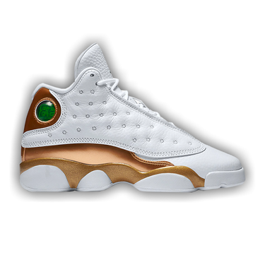 Jordan retro 13 blanco con dorado sales