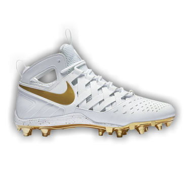 Nike huarache 5 lacrosse cleats gold sale