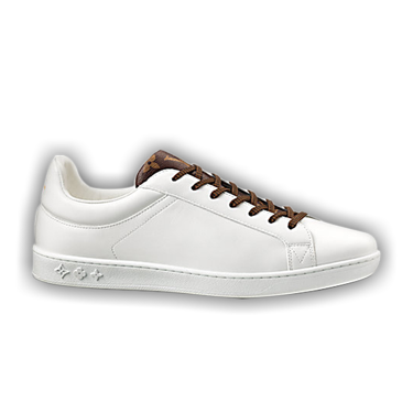 Luxembourg leather low trainers Louis Vuitton White size 5 UK in Leather -  32414739