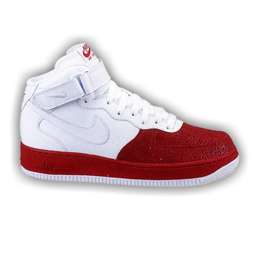 Buy Air Force 1 Mid 07 White Varsity Red 315123 113 GOAT