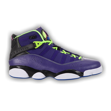black and purple jordans 6 rings