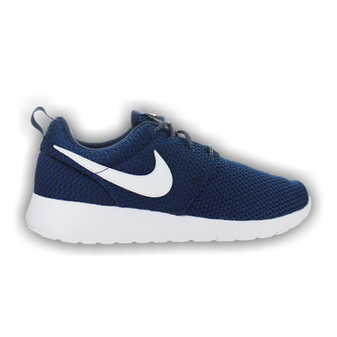 Nike roshe run navy blue white deals