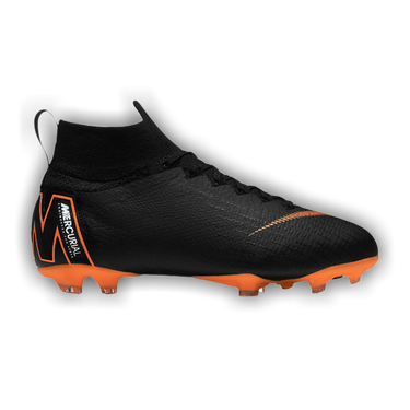 Nike mercurial superfly 6 black store and orange