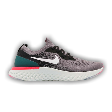 Epic react flyknit gunsmoke black geode teal best sale (gs)