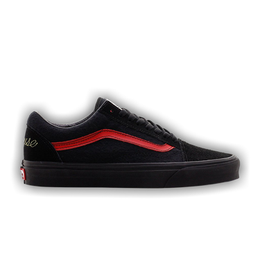 Black and red mickey mouse vans shop