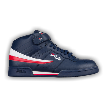 Blue high top fila online