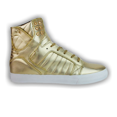 Supra gold shoes top