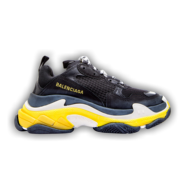 Buy Balenciaga Wmns Triple S Black Yellow 531388 W09OG 1087 GOAT
