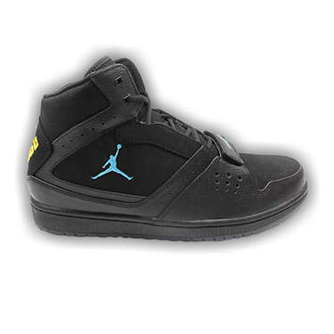 Nike Air Jordan Black 1 Flight Strap Basketball Shoes Mens Size 8 628584-090