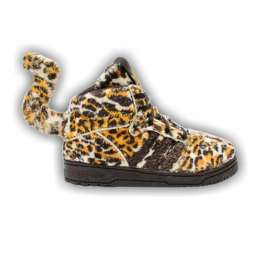 adidas Jeremy Scott ヒョウ柄スニーカー Adidas x Jeremy Scott Leopard Cheetah Animal Tail Wings Bear Mens