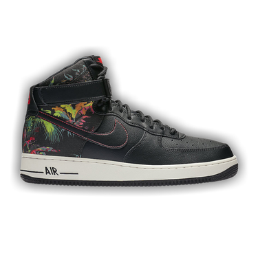 Nike air force 1 high black floral 2025