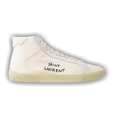 Buy Saint Laurent SL-06 High Canvas 'Cream' - 505903 GUP70