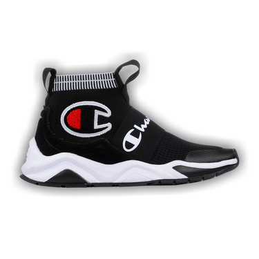 Champion Rally Pro Black White Kids Shoe Size 7