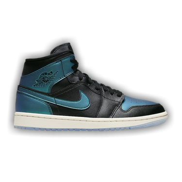 Wmns Air Jordan 1 Mid 'Metallic Turquoise' | GOAT