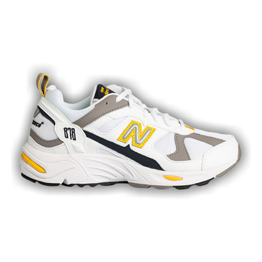 New balance 878 white yellow chunky trainers new arrivals