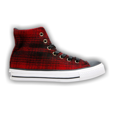 Buy Chuck Taylor All Star Woolrich Hi 'Black Red' - 111187 | GOAT