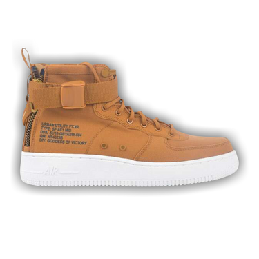 Nike SF Air Force 1 Mid Desert Ochre GS