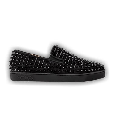 Louboutin Slippers and clogs Men 3220320BK01 Fabric Black 312,38€